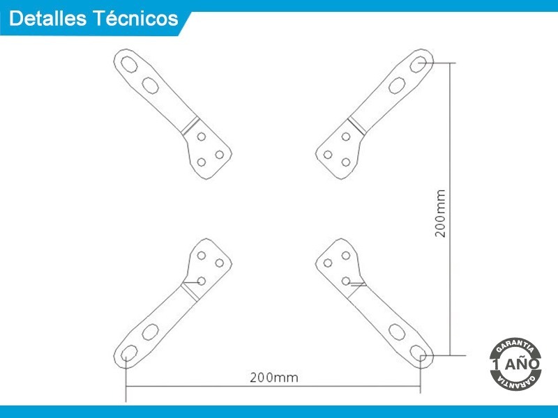 Soporte Intelaid Extensor Placa Vesa It-etv