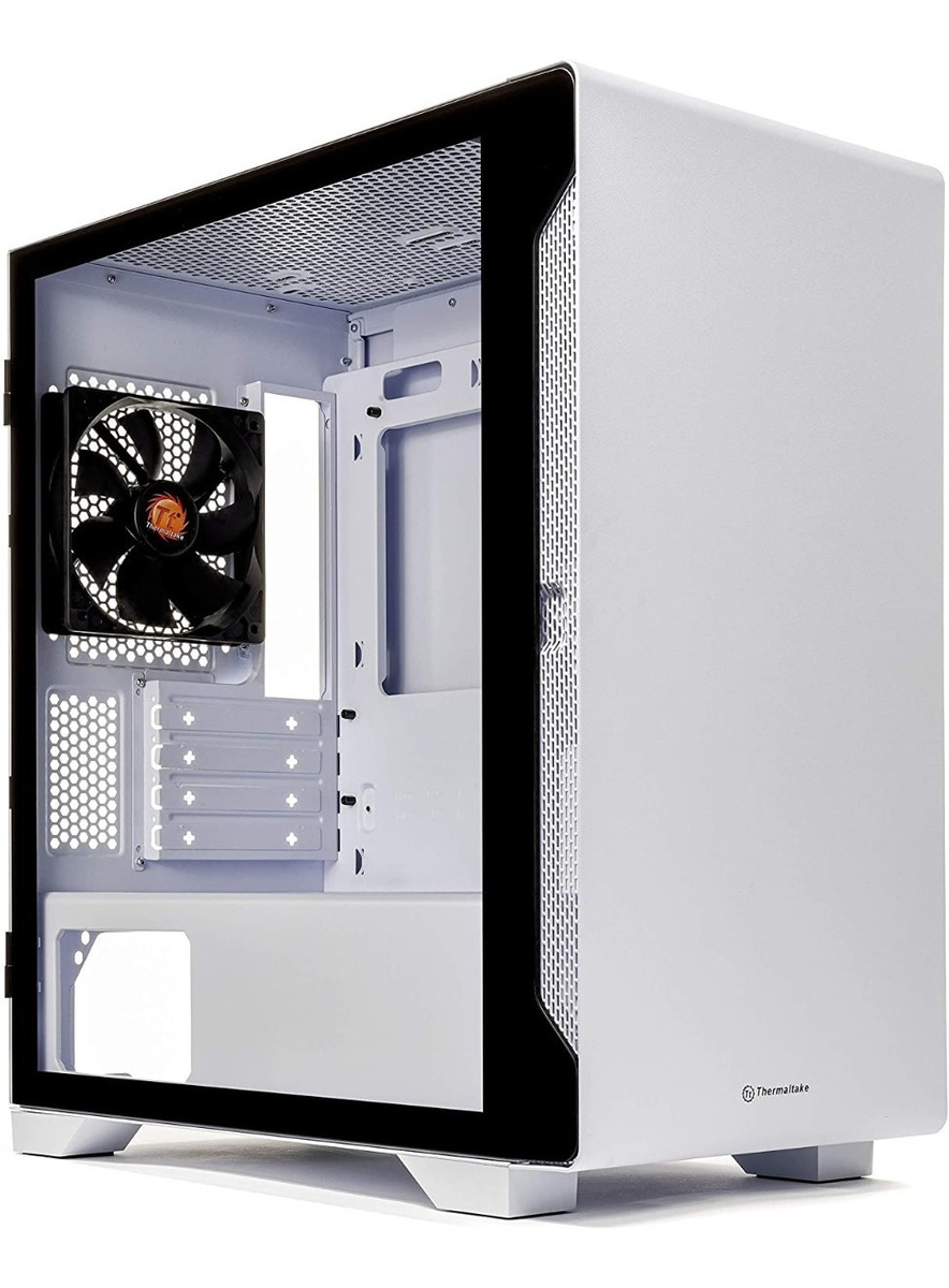 Gabinete Thermaltake S100 Tg Snow White Tempered Glass