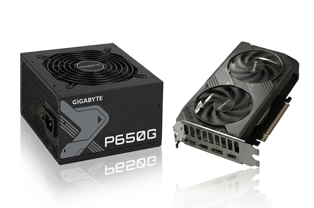 Kit Gigabyte Gold 650w +  Rtx 5050 Wf Oc 8gb