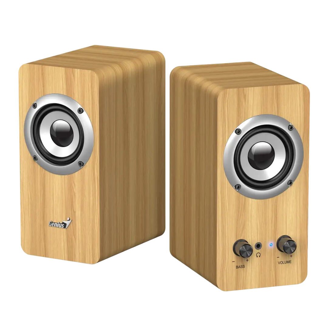 Parlante Genius Sp-hf400 Pine Wood