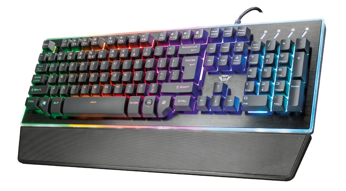 Teclado Gamer Trust Thura Semi Es Gxt 860