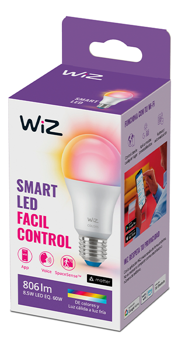 Lampara Wiz Wfb Led A60 8.5w E27 1pf/6
