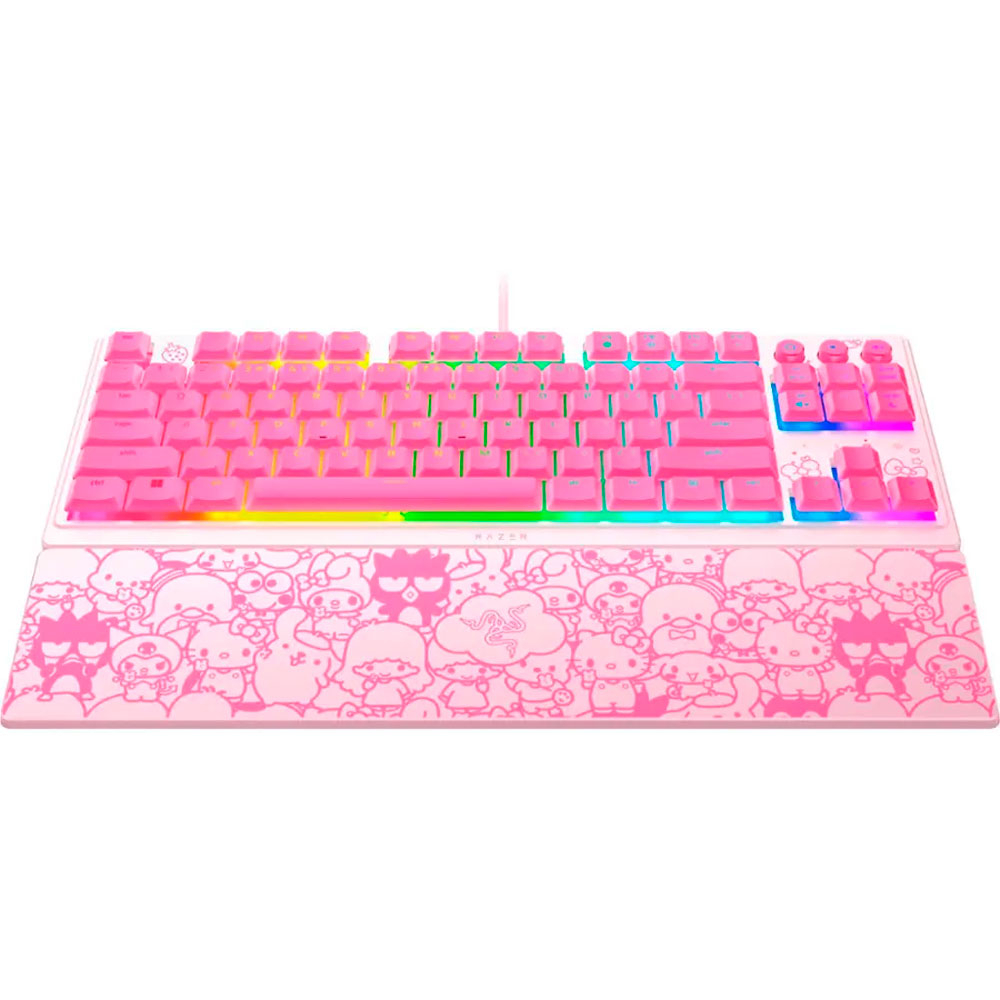 Teclado Gamer Razer Ornata V3 Tkl Hello Kitty Edition