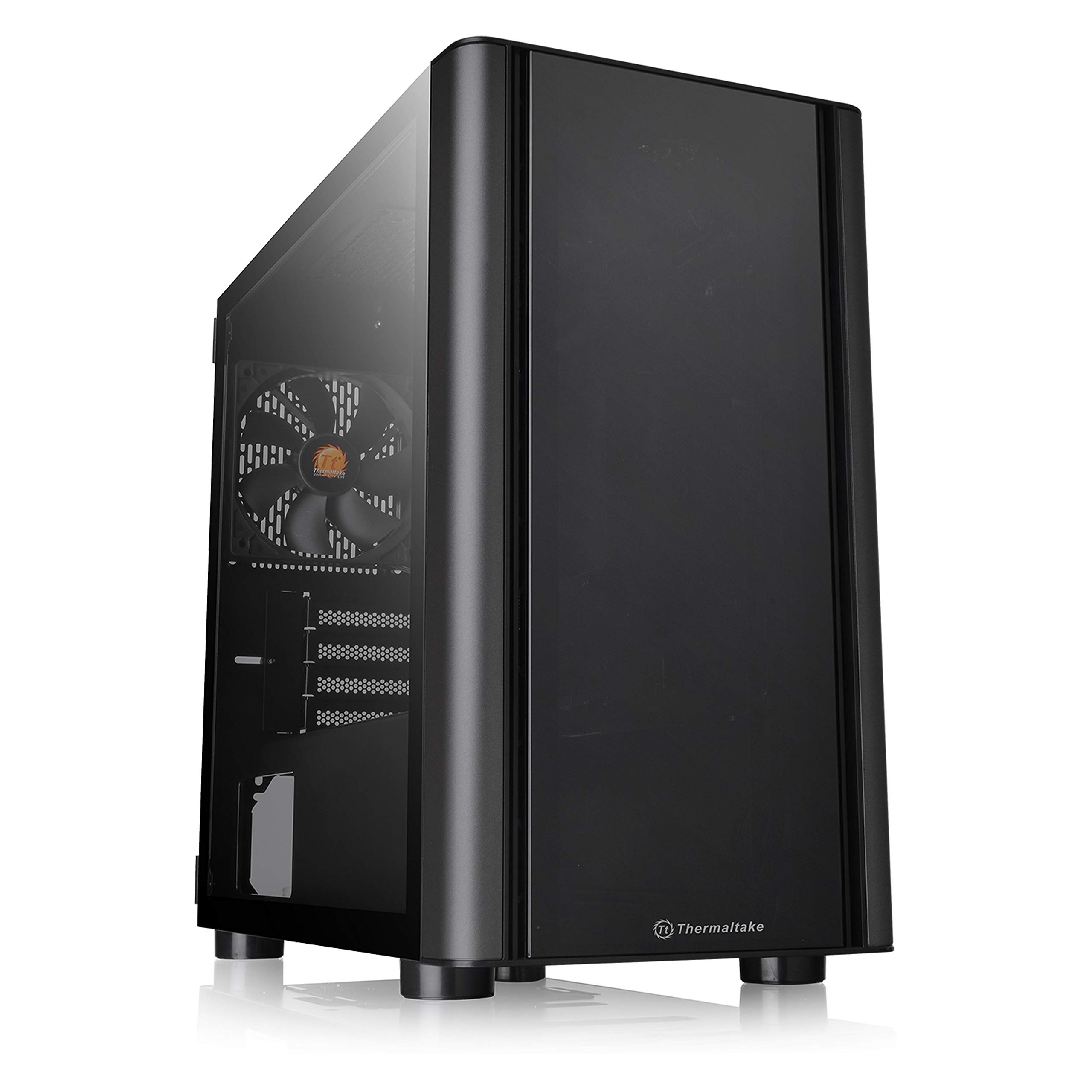 GABINETE THERMALTAKE V150 TG BLACK TEMPERED GLASS_ _108555