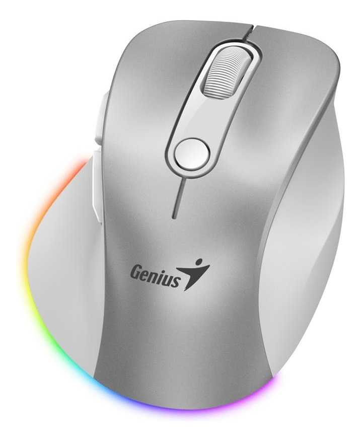 Mouse Genius Rs2 Ergo 9000s Pro Pearl White
