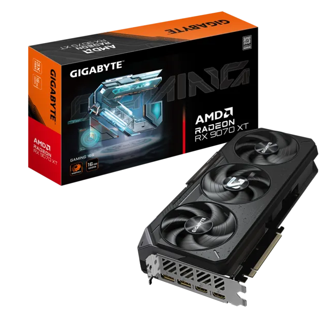Placa De Video Gigabyte Radeon Rx 9070 Xt Gaming 16gb