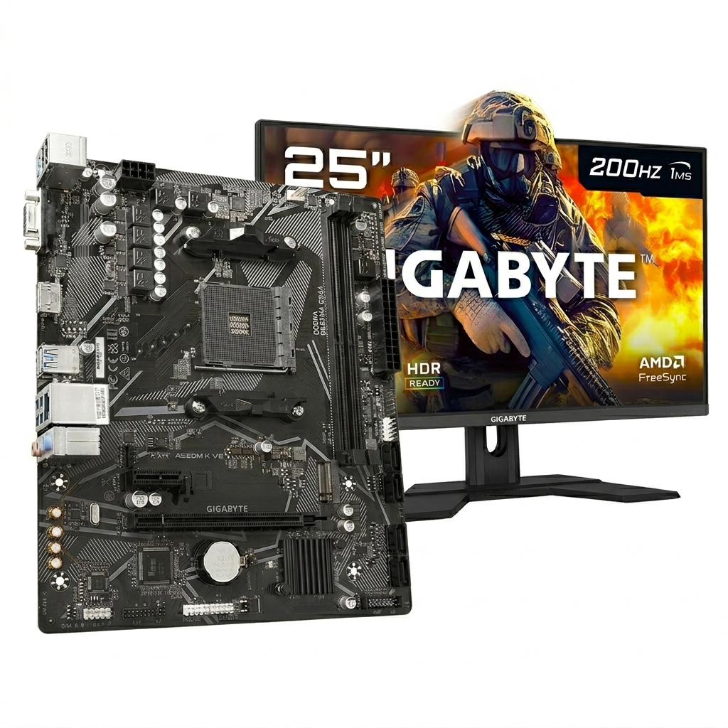 Kit Gigabyte Gs25f2 + A520m K
