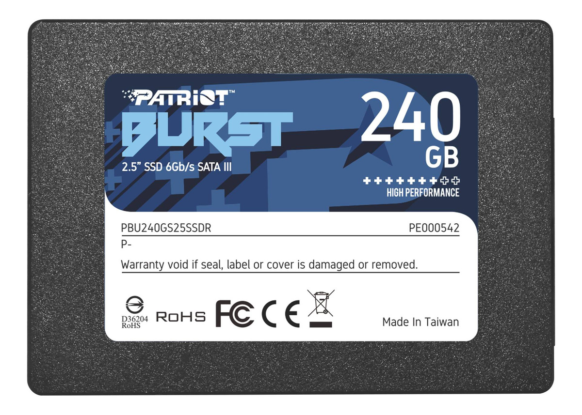 Disco Ssd Patriot Burst Elite Solid 240 Gb Sata3 Pe000776