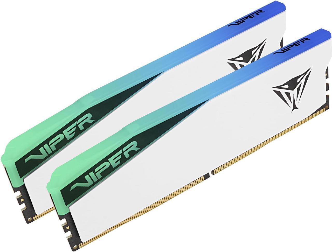 Memoria Patriot Ddr5 Viper Elite 5 Rgb 48gb 6000 Mts Cl30 White H Dual Kit Pe001042
