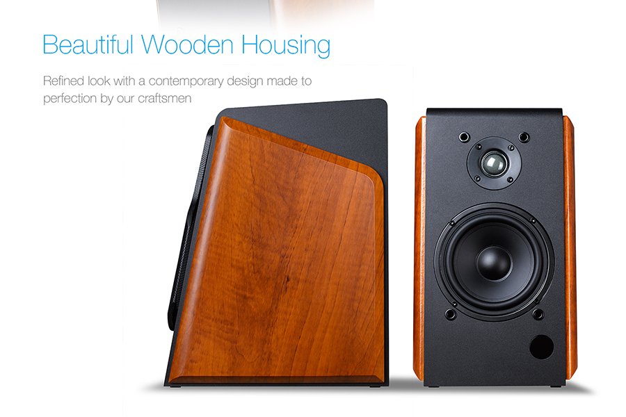 Parlante Fyd Fenda R60bt Wood