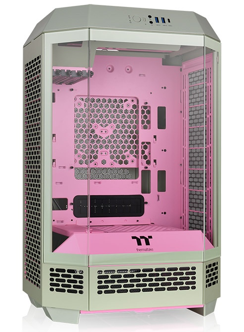 Gabinete Thermaltake The Tower 300 Matcha Plum Tempered Glass