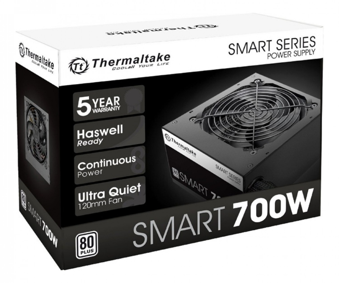 Gabinete C/fuente Thermaltake View 170 + Smart 700w 80 Plus White