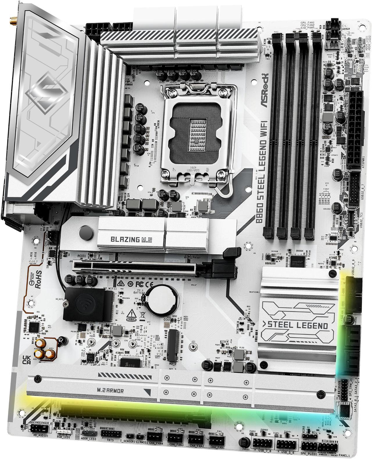 Mother Asrock (lga1851) B860 Steel Legend Wifi