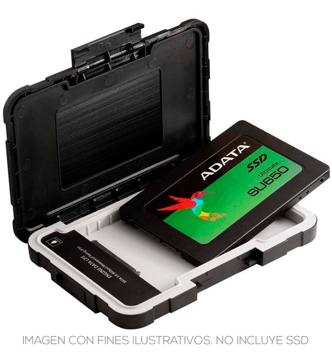 Accesorios Adata Carry Gabinete P/ssd Ed600 Black
