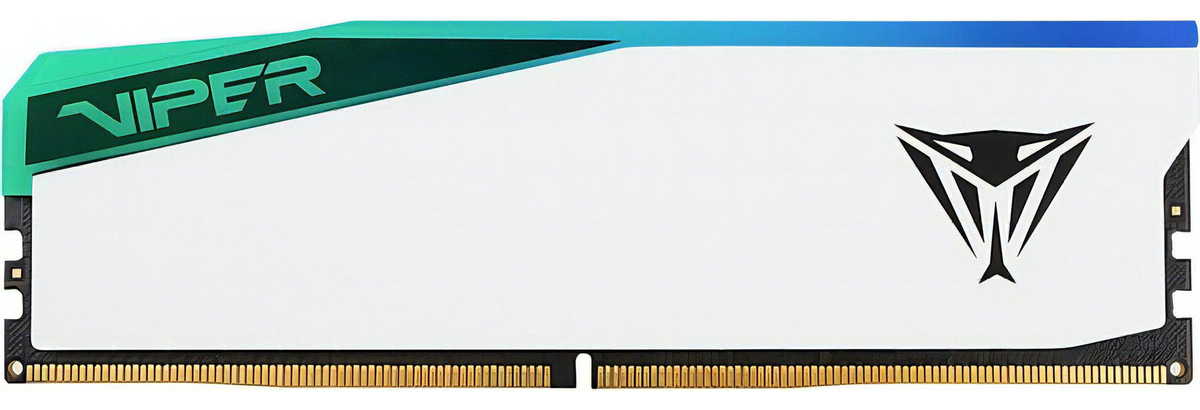 Memoria Patriot Ddr5 Viper Elite 5 16gb 6000 Mhz Rgb Cl42 White Single Pe000942