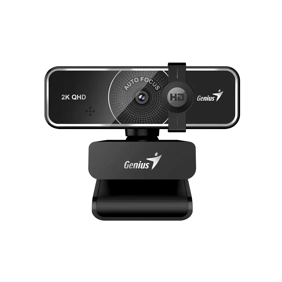 Webcam Genius Facecam 3000af Black Qhd 2k 60fps Con Tapa