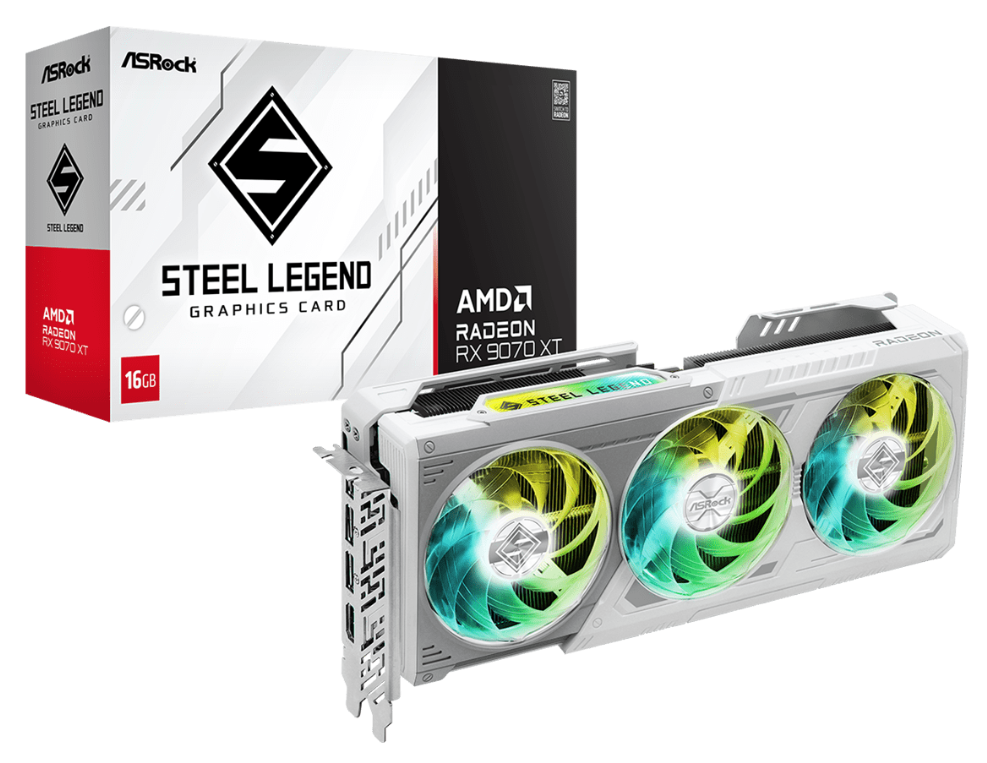 Placa De Video Asrock Rx9070xt Sl 16 Gb