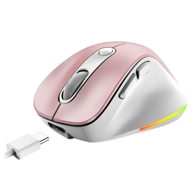 Mouse Genius Rs2 Ergo 9000s Pro Pink