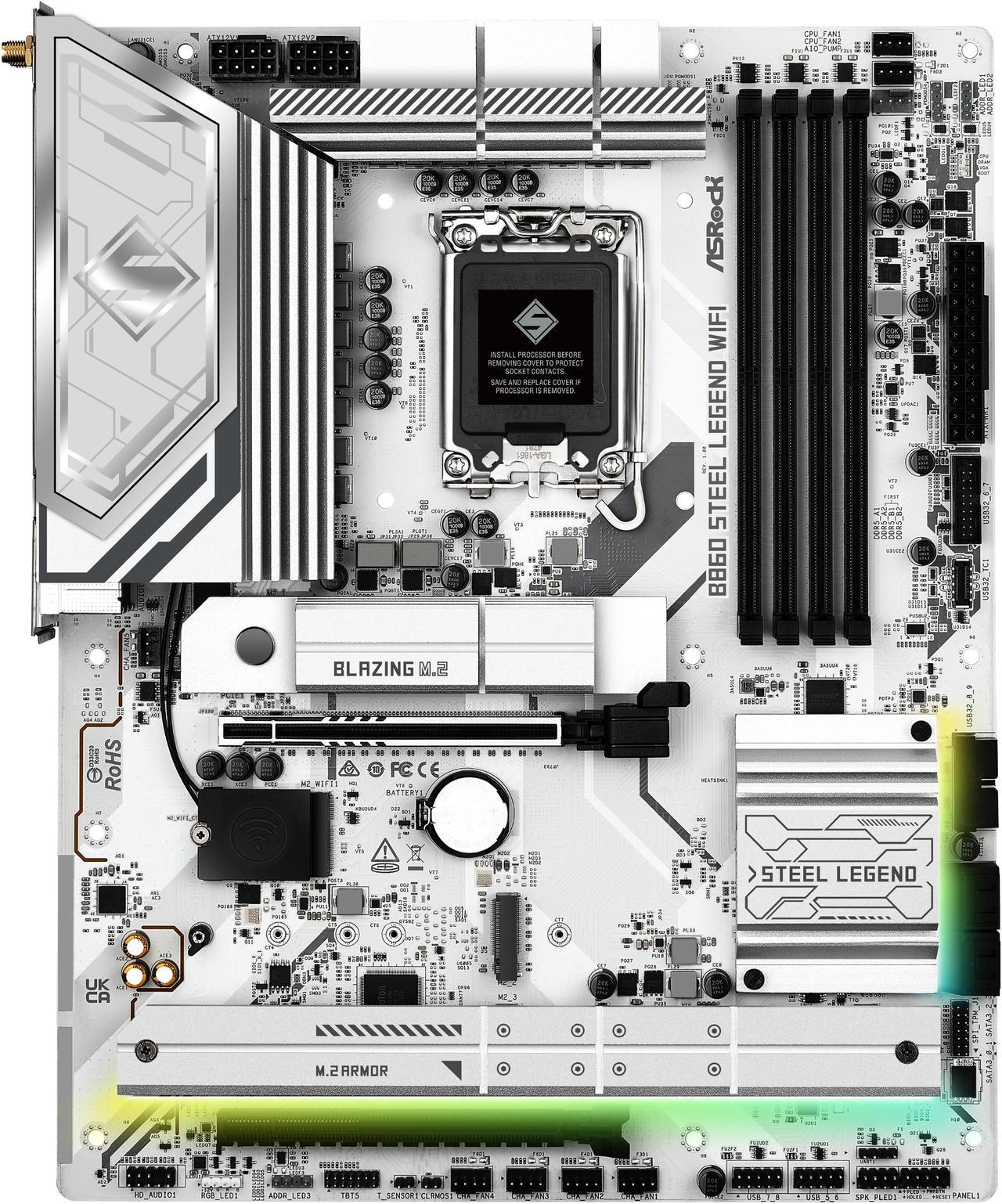 Mother Asrock (lga1851) B860 Steel Legend Wifi