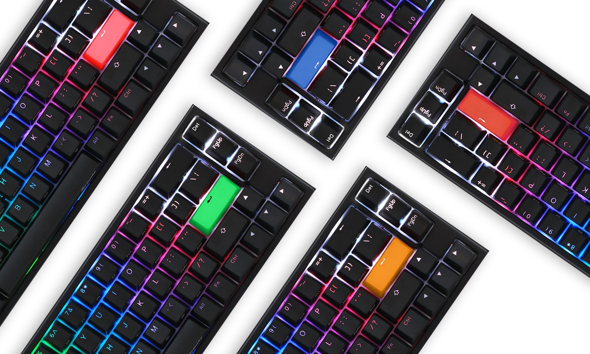 Teclado Gamer Ducky One 2 Sf Rgb Cherry Mx Red