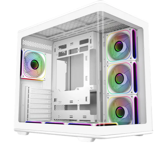 Gabinete Cooler Master Elite 600 White 7 Argb