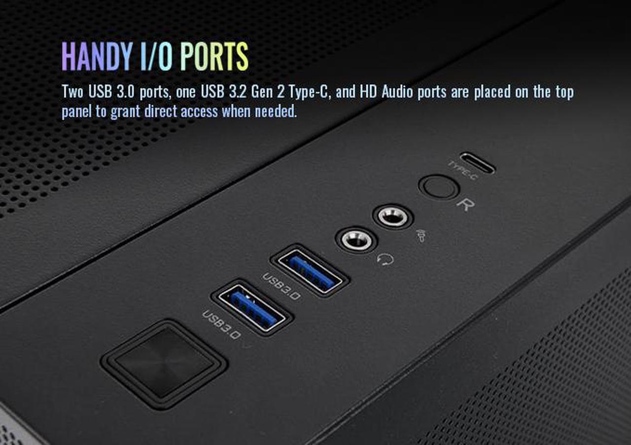 Gabinete Thermaltake View 380 Plus Tg Argb Black Tempered Glass