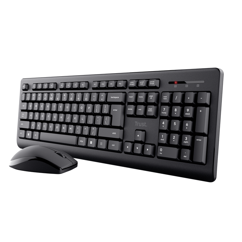 Combo Teclado Y Mouse Trust Primo Wireless Deskset Es