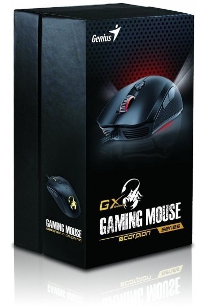 Mouse Gamer GX Gaming Genius Scorpion M8-610 WG Black