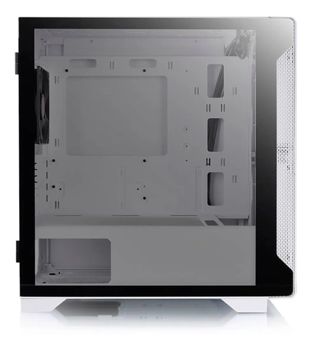 Gabinete Thermaltake S100 Tg Snow White Tempered Glass