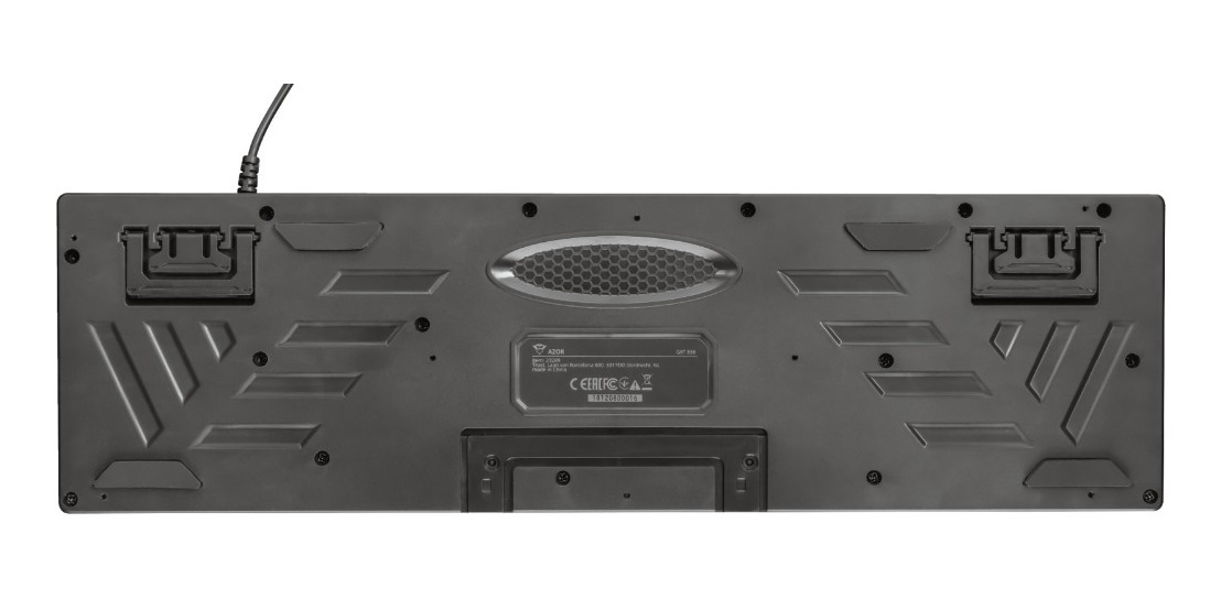 Teclado Gamer Trust Azor Gxt 835 / Idioma Ingles