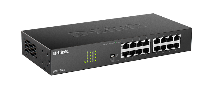 D-link Switch Dgs-1016a 16-port 10/1001000bps Unmanaged
