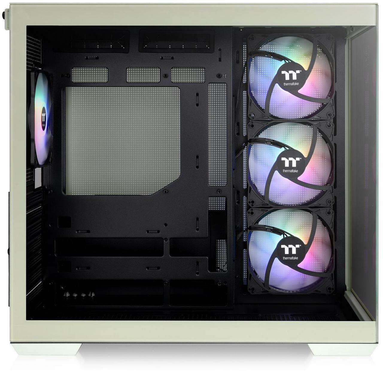 Gabinete Thermaltake View 380 Tg Argb Matcha Green Tempered Glass