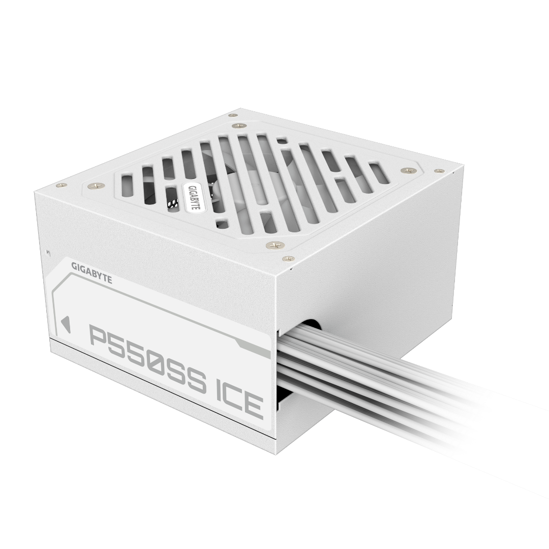 Fuente Gamer Gigabyte 550w Ice 80 Plus Silver Atx 3.0 White