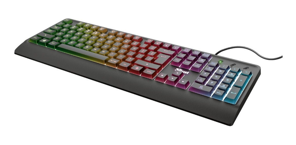 Teclado Gamer Led Trust Ziva Es
