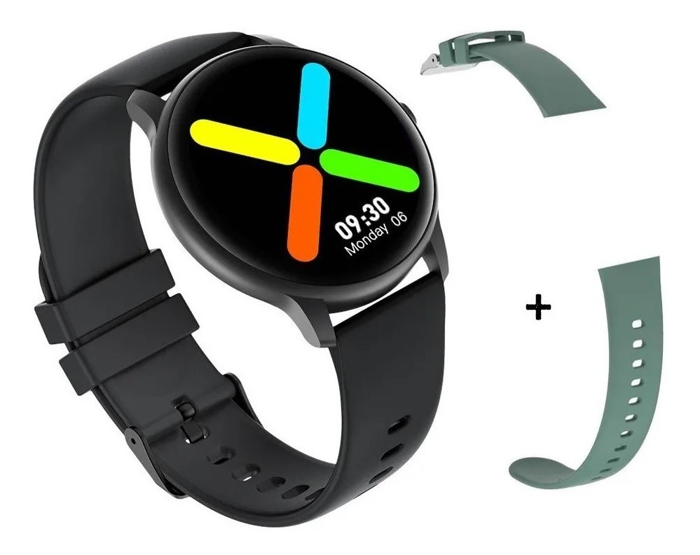 Xiaomi Smartwatch Imilab Kw66 Negro Y Verde
