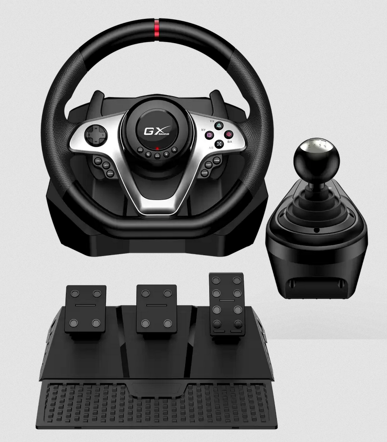 Volante Y Pedalera Genius Speedmaster X1 Caja Manual