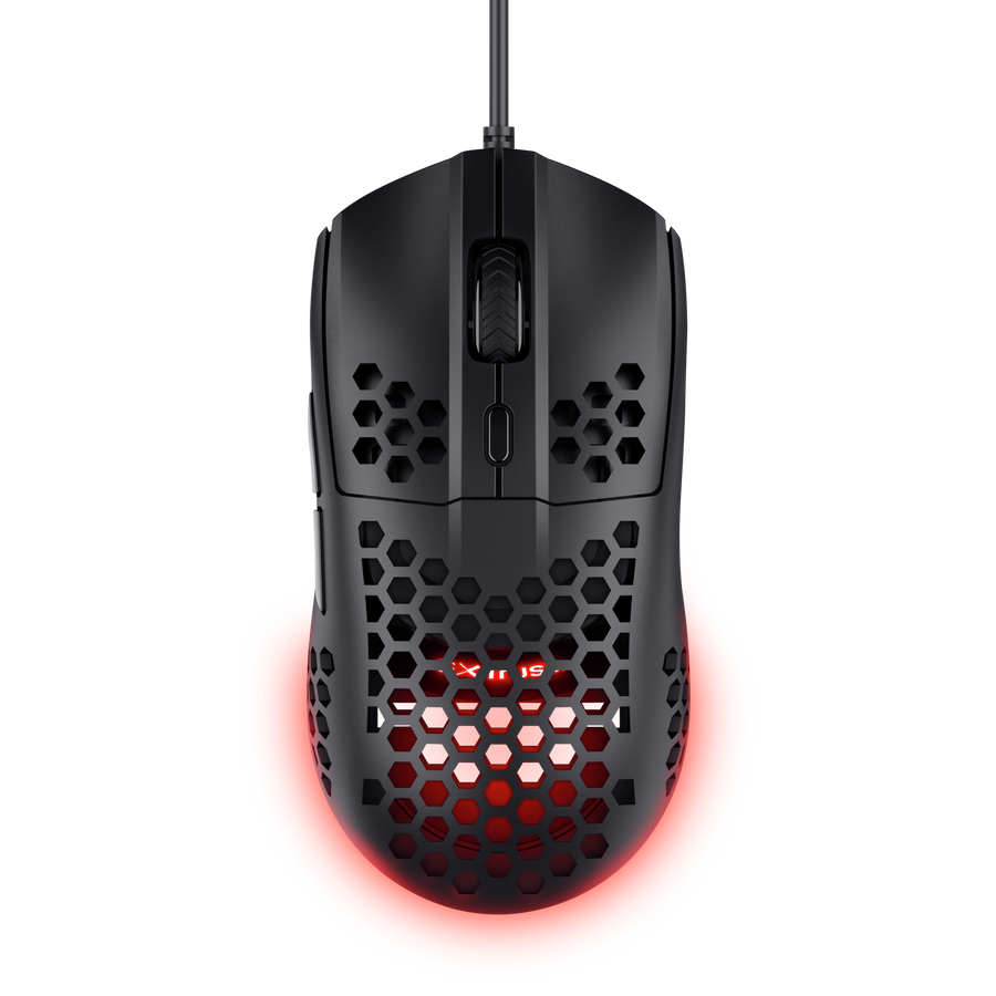 Mouse Trust Helox Gaming Ultraligero Black