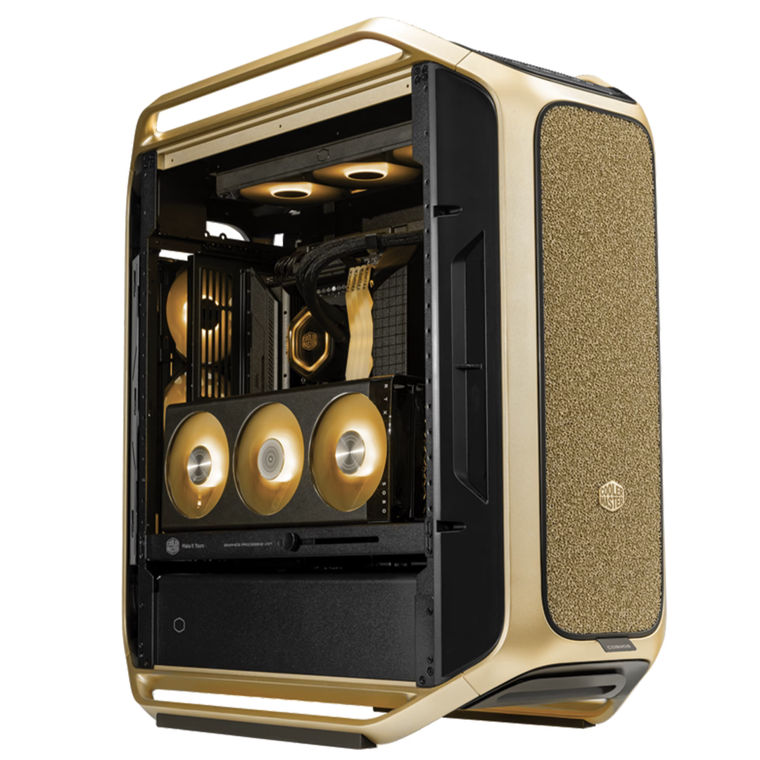 Gabinete Cooler Master Cosmos Alpha Gold
