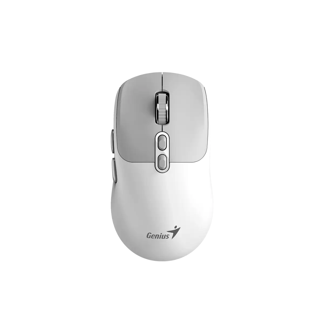 Mouse Wireless Genius Nx-8080s Bt-2.4ghz White Grey