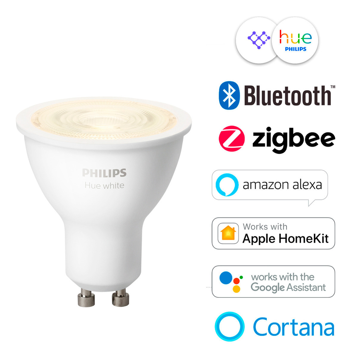 Lampara Philips Hue Single Bulb 5.2w Gu10 Eu