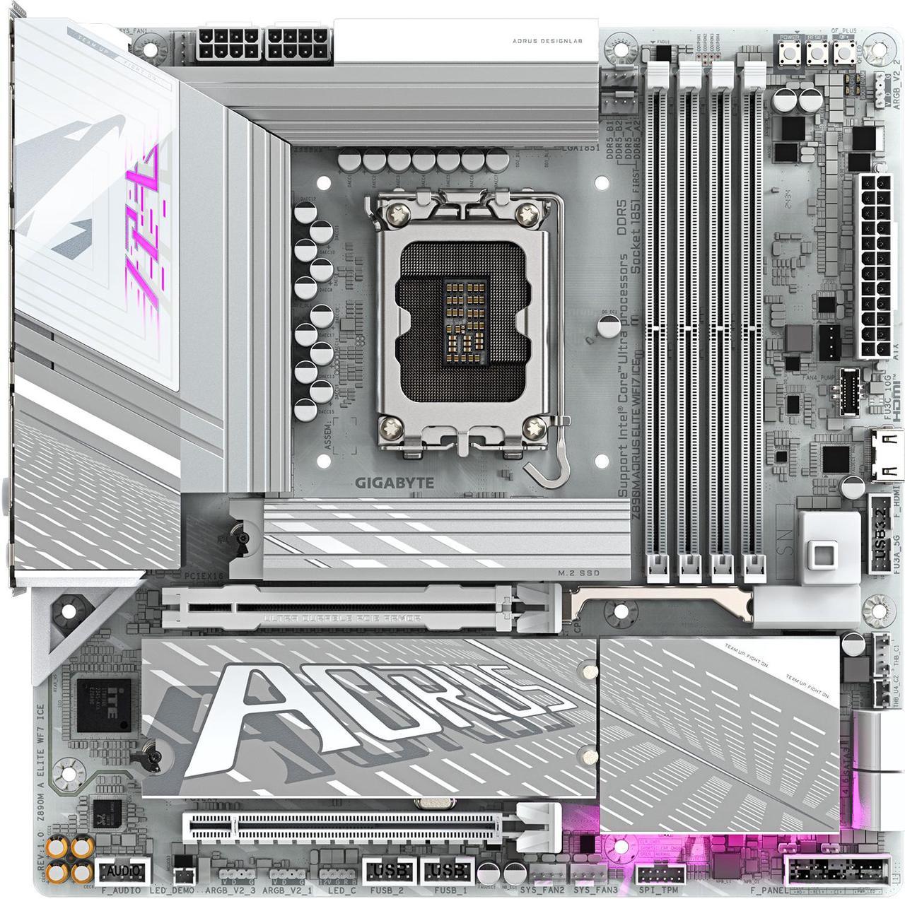 Mother Gigabyte (lga1851) Z890m A Elite Wf7 Ice