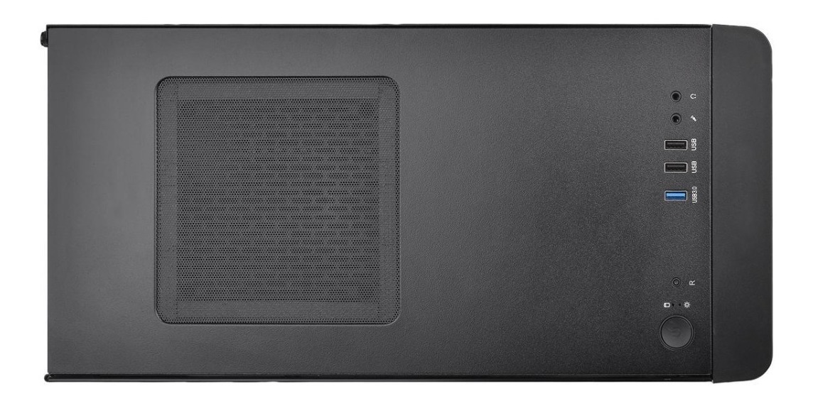 Gabinete Thermaltake V150 Tg Black Tempered Glass