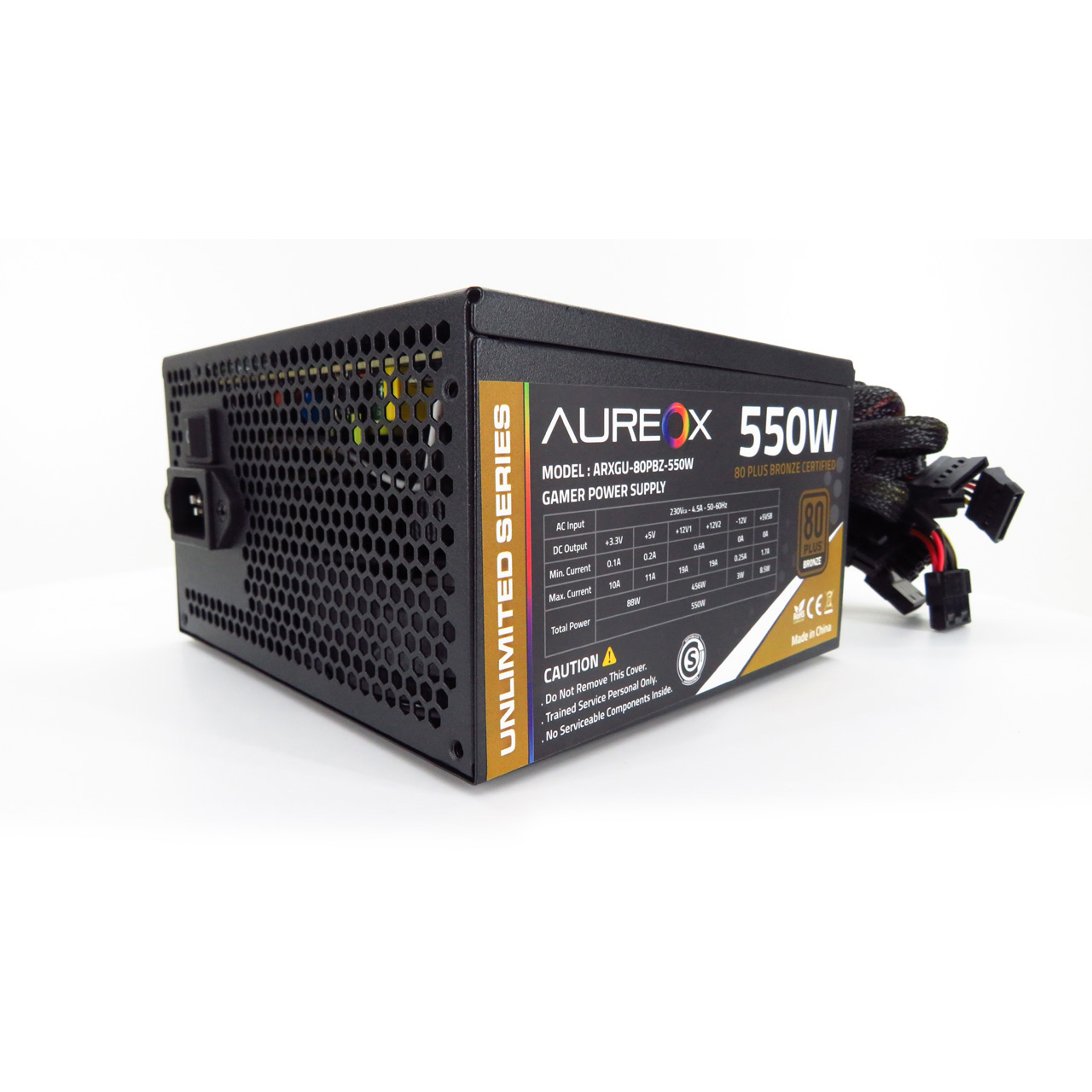 Fuente Gamer Aureox 550w Bronze 80+psu