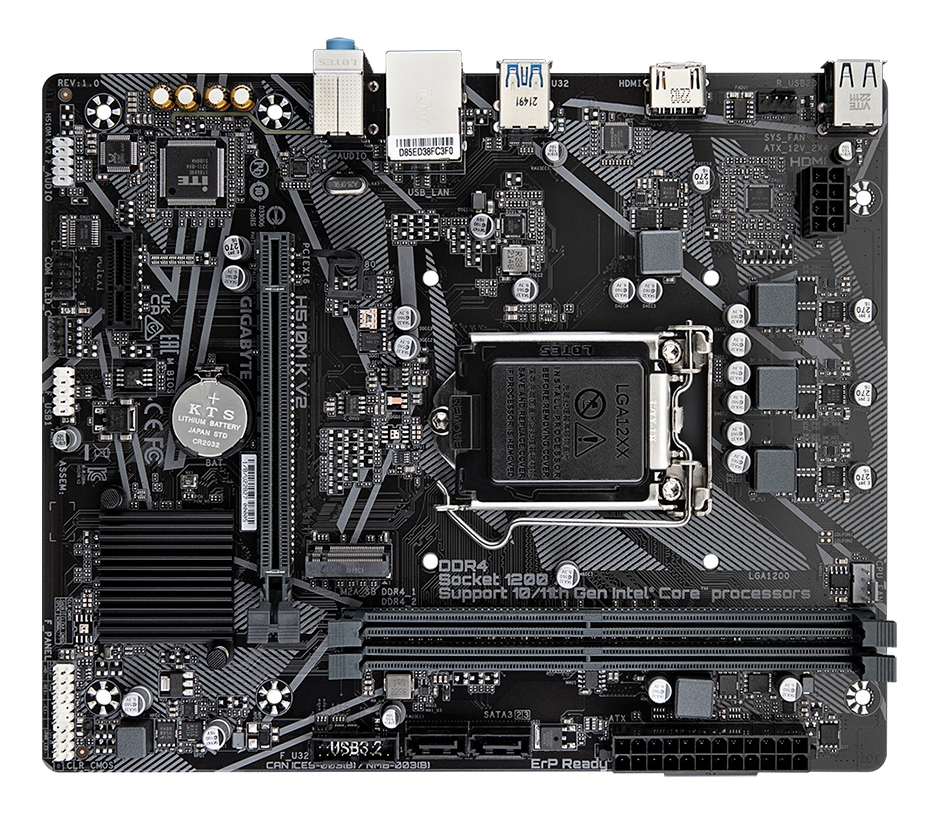 Mother Gigabyte (lga1200) H510m K V2