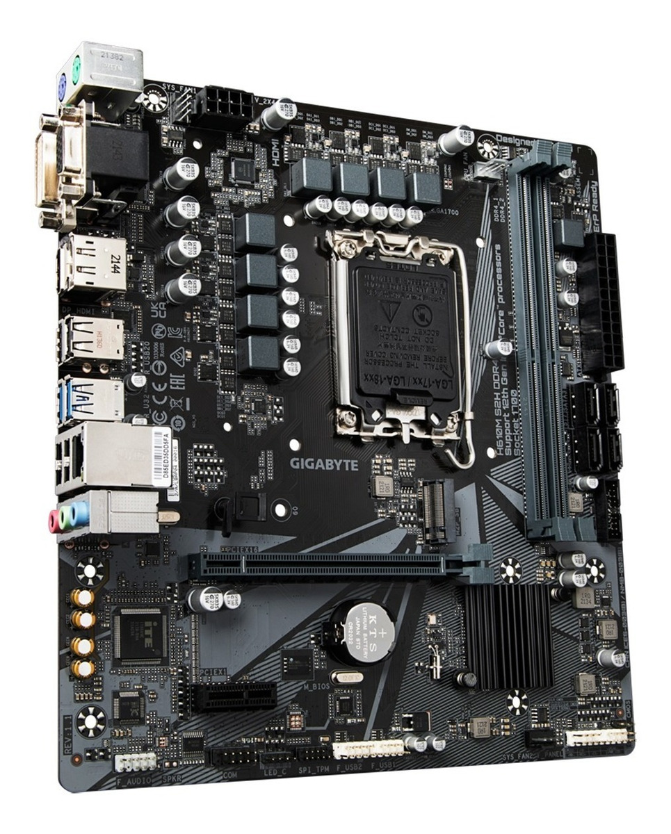 Mother Gigabyte (lga1700) H610m S2h Ddr4